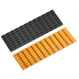 M.2 SSD Heatsink Heat 3/6MM Thickness Slotted Aluminum Heat Sink M2 SSD Cooling Kit for M.2 NGFF 2280 Solid State Drives PC
