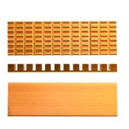 M.2 SSD Heatsink Heat 3/6MM Thickness Slotted Aluminum Heat Sink M2 SSD Cooling Kit for M.2 NGFF 2280 Solid State Drives PC