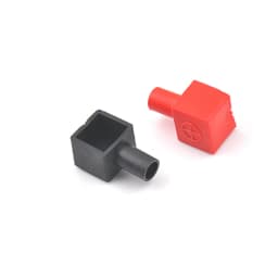 2Pcs Motorcycle Terminal Rubber Covers Battery Sleeve Insulation Cap