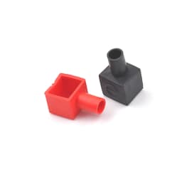 2Pcs Motorcycle Terminal Rubber Covers Battery Sleeve Insulation Cap