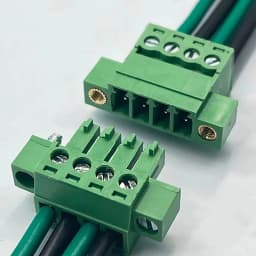 High Quality Brand New 15EDGWC Pitch 3.81mm 2P/3P/4P/5P/6P/8P/9P/10P Pluggable Terminal Block Connector JM15EDGKM 3.81mm Pitch