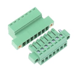 High Quality Brand New 15EDGWC Pitch 3.81mm 2P/3P/4P/5P/6P/8P/9P/10P Pluggable Terminal Block Connector JM15EDGKM 3.81mm Pitch