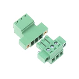 High Quality Brand New 15EDGWC Pitch 3.81mm 2P/3P/4P/5P/6P/8P/9P/10P Pluggable Terminal Block Connector JM15EDGKM 3.81mm Pitch