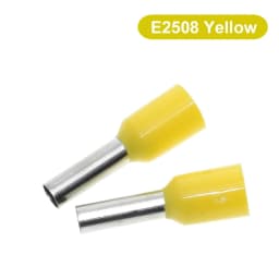 100pcs TZT TENG E0508 E2508 Tubular Wire Cold Pressure Connector Electrical Cable Crimps Wire Ferrules 22AWG Wire