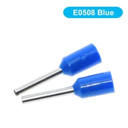 100pcs TZT TENG E0508 E2508 Tubular Wire Cold Pressure Connector Electrical Cable Crimps Wire Ferrules 22AWG Wire