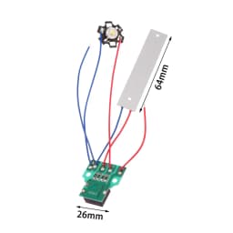 Double LED Light Board With Control Switch DC 3.7-5V Flashlight Night Lighting Desk Lamp DIY Accessory