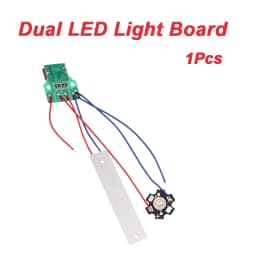 Double LED Light Board With Control Switch DC 3.7-5V Flashlight Night Lighting Desk Lamp DIY Accessory