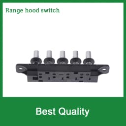 1Pcs Five Position Plug In Button Switch Range Hood Five Gear Piano Key Switch