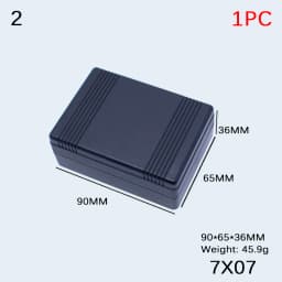70/100mm DIY Housing Instrument Storage Case White Black Waterproof Enclosure Boxes Electronic Project Box