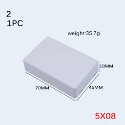 70/100mm DIY Housing Instrument Storage Case White Black Waterproof Enclosure Boxes Electronic Project Box