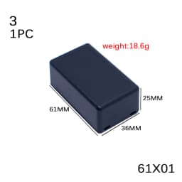 70/100mm DIY Housing Instrument Storage Case White Black Waterproof Enclosure Boxes Electronic Project Box