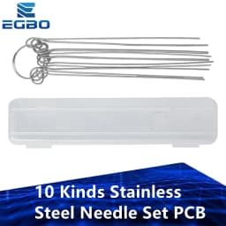1~5PCS 10 Kinds Stainless Steel Needle Set PCB Electronic Circuit Through Hole Needle Desoldering Welding Repair Tool 80mm