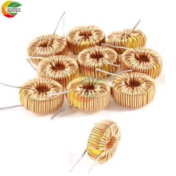 10pcs 100UH Winding Inductance 6A Toroidal Core Inductance Magnetic Induction Coil Toroidal Inductance Winding Inductance