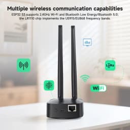 ThinkNode M7 Meshtastic Wireless Communication Gateway with PoE Power Support Antenna Included Powered by ESP32-S3 LR1110