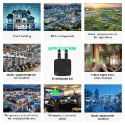 ThinkNode M7 Meshtastic Wireless Communication Gateway with PoE Power Support Antenna Included Powered by ESP32-S3 LR1110