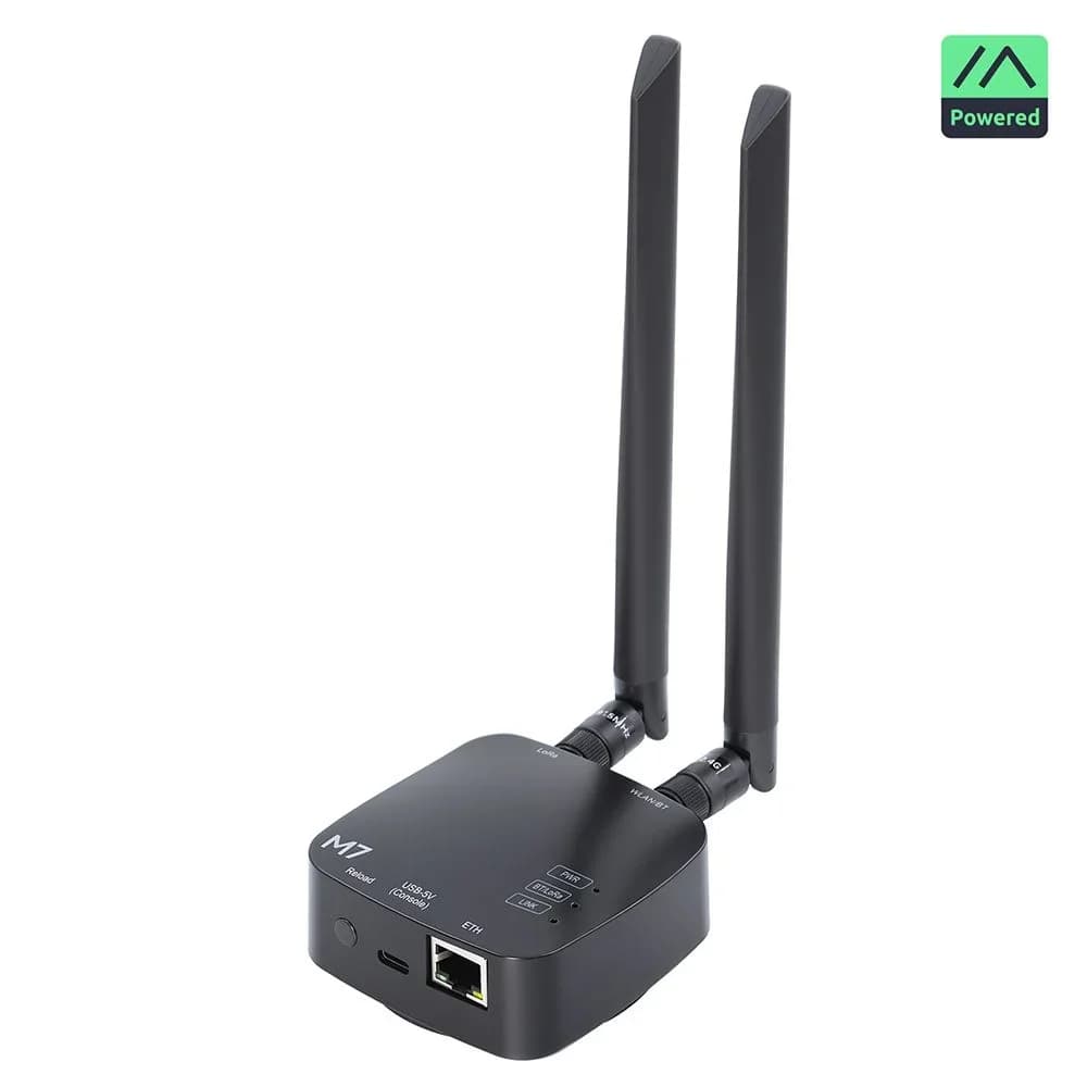 ThinkNode M7 Meshtastic Wireless Communication Gateway with PoE Power Support Antenna Included Powered by ESP32-S3 LR1110
