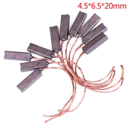 10Pcs 4.5* 6.5 *20mm Motor Carbon Brushes Regulator Carbon Brush
