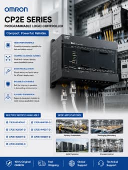 Original Omron PLC CP2E-N14DR-D CP2E-N20DR-D CP2E-N20DT-D CP2E-N30DR-D CP2E-N40DR-D CP2E-N40DT-D CP2E-N60DT-D Programmable Logic