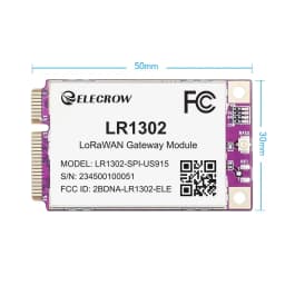 Elecrow LR1302 LoRaWAN Gateway Module SPI-US915 915MHz Long Range Gateway Module Support 8 Channels For Smoother Communication