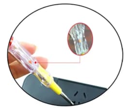 Multi-Function Test Pen Electrical Household Induction Contact Test Pen Electrician Double-Head Dual-Purpose Screwdriver Tool