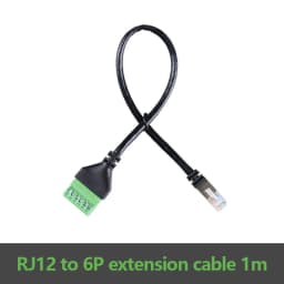RJ12 6P Male to 6 Pin Screw Terminal Adapter Cable RJ12 to Terminal Block Breakout Cable 0.2M 0.3M 0.5M 1M 2M 4M 5M