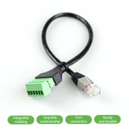 RJ12 6P Male to 6 Pin Screw Terminal Adapter Cable RJ12 to Terminal Block Breakout Cable 0.2M 0.3M 0.5M 1M 2M 4M 5M