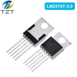 10PCS LM2576 LM2576T LM2576T-ADJ LM2576T-3.3 LM2576T-5.0 REG BUCK ADJ 3A