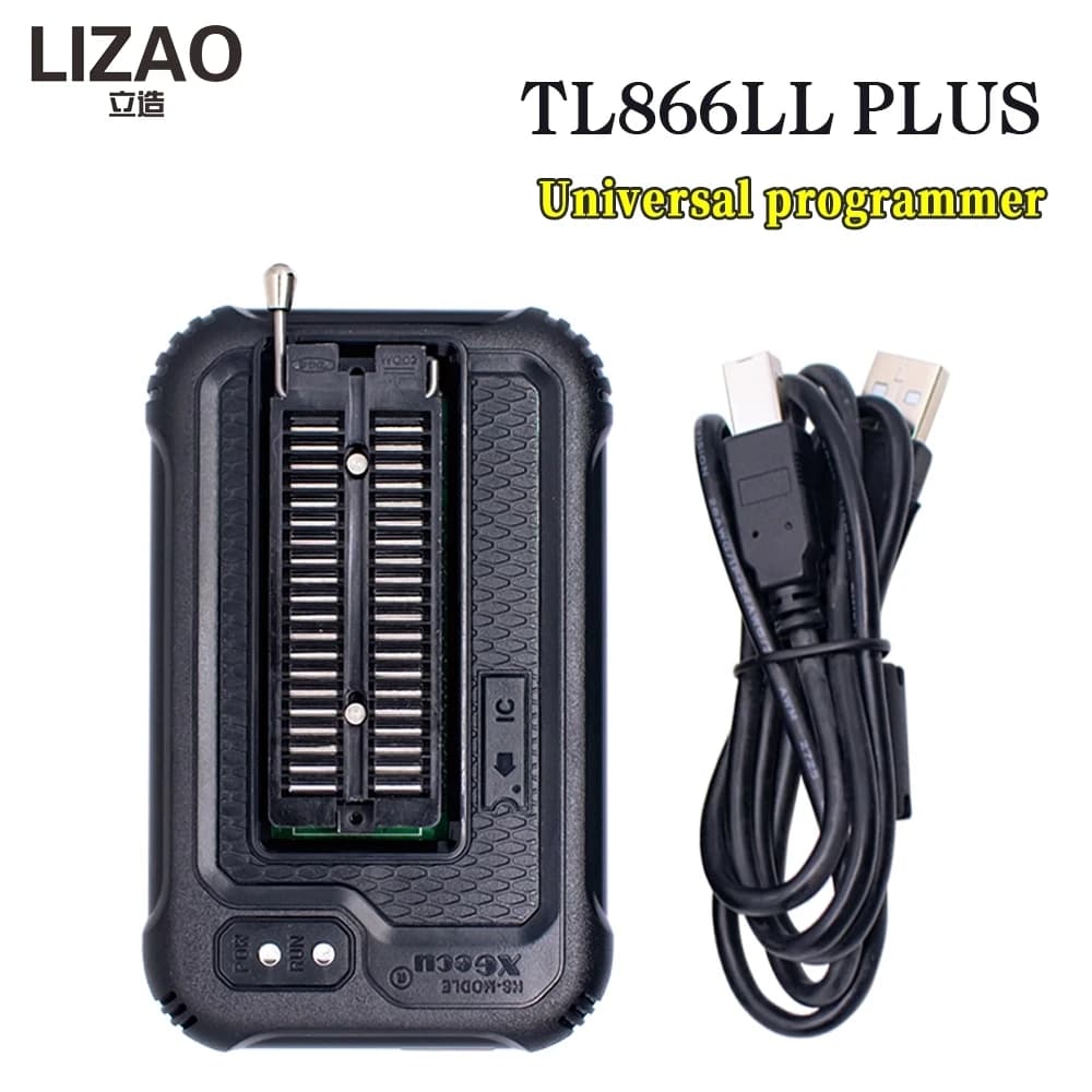 XGecu T48 TL866-3G Programmer 31000+ ICs EPROM/MCU/SPI/Nor/NAND Flash/EMMC IC Tester Perfect Replacement for TL866CS TL866II