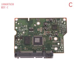 Seagate HDD PCB Logic Board/ 100687658 REV C , 100687658 REV B / 1332 / ST3000DM001 , ST1000DM003 , ST2000DM001