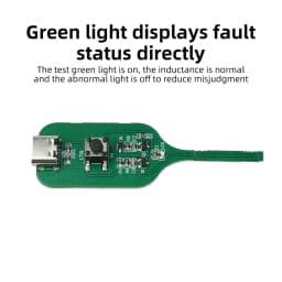 Portable Inductance Detector Tester with Type-C Quick Fault Detection for Motherboard Coils & Electronic Components Repair
