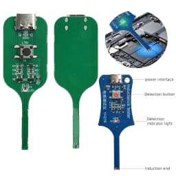 Portable Inductance Detector Tester with Type-C Quick Fault Detection for Motherboard Coils & Electronic Components Repair