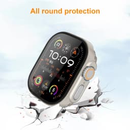 Tempered Glass+Privacy for Apple Watch Ultra2 3 49mm Case Anti-Spy Screen Protector Cover iWatch Series 9 8 7 SE 12 46mm 40 44mm