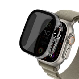 Tempered Glass+Privacy for Apple Watch Ultra2 3 49mm Case Anti-Spy Screen Protector Cover iWatch Series 9 8 7 SE 12 46mm 40 44mm