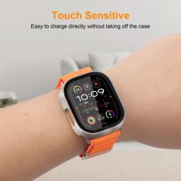 Tempered Glass+Privacy for Apple Watch Ultra2 3 49mm Case Anti-Spy Screen Protector Cover iWatch Series 9 8 7 SE 12 46mm 40 44mm
