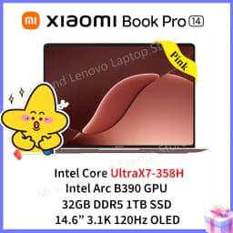 Xiaomi Book Pro 14 2026 Ultra5-338H/UltraX7-358H 32GB+1TB 14.6inch 3.1K 120Hz OLED Screen
