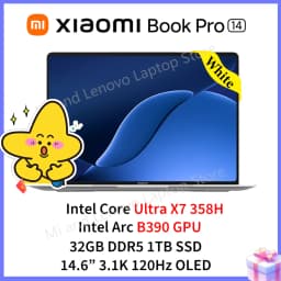 Xiaomi Book Pro 14 2026 Ultra5-338H/UltraX7-358H 32GB+1TB 14.6inch 3.1K 120Hz OLED Screen