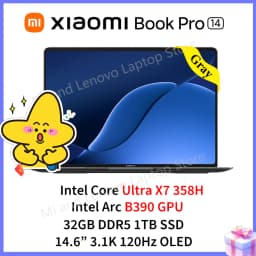 Xiaomi Book Pro 14 2026 Ultra5-338H/UltraX7-358H 32GB+1TB 14.6inch 3.1K 120Hz OLED Screen
