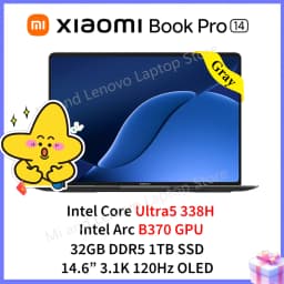 Xiaomi Book Pro 14 2026 Ultra5-338H/UltraX7-358H 32GB+1TB 14.6inch 3.1K 120Hz OLED Screen