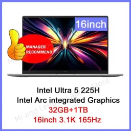 【World Premiere】REDMI Book Pro 16 2025 Ultra5-225H/Ultra7-255H 32GB+1TB 2.5K/3.1K 120Hz/165Hz Grey