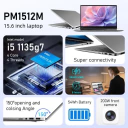 Markut 15.6 Inch Portable Notebook Laptop - Intel CPU I7-1165G7 No RAM No SSD 1920*1080 FHD Display - German Keyboard
