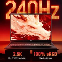 2026 Acer Nitro Gaming Laptop 16 Inch 2.5K 240Hz IPS Screen Notebook AMD Ryzen R7-260H 32GB 1TB RTX5060 Gaming Netbook Computer