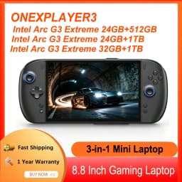OneXPlayer 3 G3e 3-in-1 Windows Gaming Handheld 8.8 Inch 144Hz AMOLED Intel Arc G3 Extreme Portable Game Console