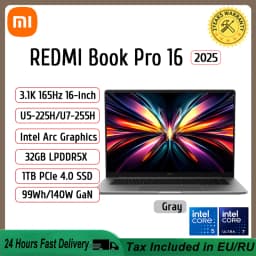 Xiaomi Laptop REDMI Book Pro 16 Ultra5-225H Ultra7-255H/32GB/1TB/3.1K/165Hz Grey
