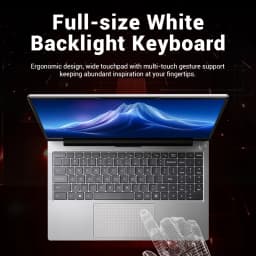 Firebat Laptop AS1 AMD Ryzen5 7430U 16GB DDR4 3200Mhz 512GB SSD 15.6 Inch IPS Windows 11 Notebook Type-C Wifi6 Full-Size Keyboard