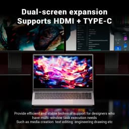 Firebat Laptop AS1 AMD Ryzen5 7430U 16GB DDR4 3200Mhz 512GB SSD 15.6 Inch IPS Windows 11 Notebook Type-C Wifi6 Full-Size Keyboard