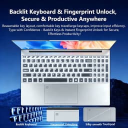 15 inch Windows 11 Pro Laptops Intel Core I9-9900 16GB RAM 1TB SSD Office Gamer Study Notebook Computer PC