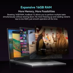 Blackview Laptop Acebook 12, Laptop 16 Inch, 16GB DDR4, 512GB SSD, Windows 11 Pro, Intel Core I5-1030NG7, 57Wh Battery, Notebook