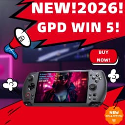 GPD WIN 5 Mini Game Machine PC AMD Ryzen AI Max 395 Processor 7-inch 120Hz 32GB/64GB/128GB LPDDR5 8000MTs Removable Battery