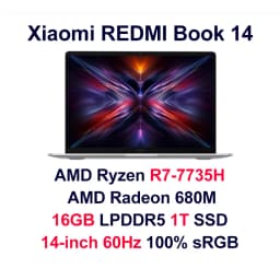 Xiaomi Laptop Redmi Book 14 2025 Ryzen 7-7735H/R5-7535H Radeon 680M/660M RAM 16GB 512GB SSD 14-inch 60Hz Screen Notebook Slim PC