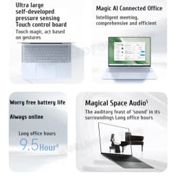 New HONOR 1kg Laptop MagicBook Art 14 2024 14.6"Inch 3.1K 120Hz OLED Touchscreen Intel Ultra 5 7 Computer PC Notebook Ultrabook